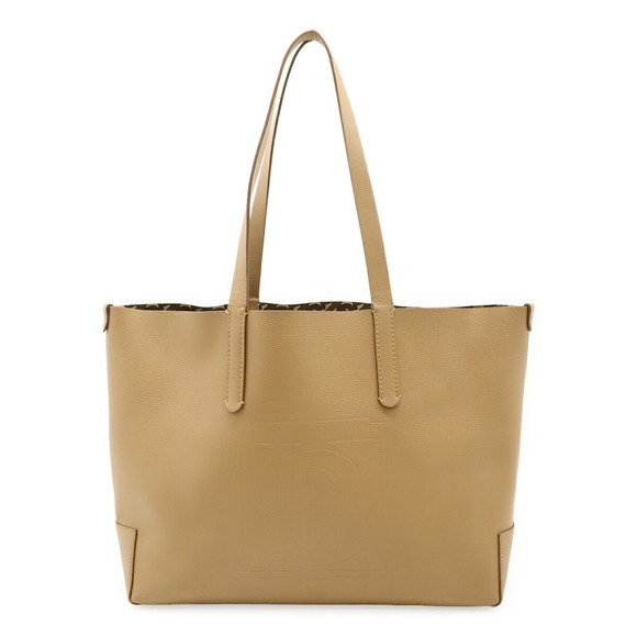 BURBERRY Cream Monogram Leather Shoulder Bag - Picture 1 of 10
